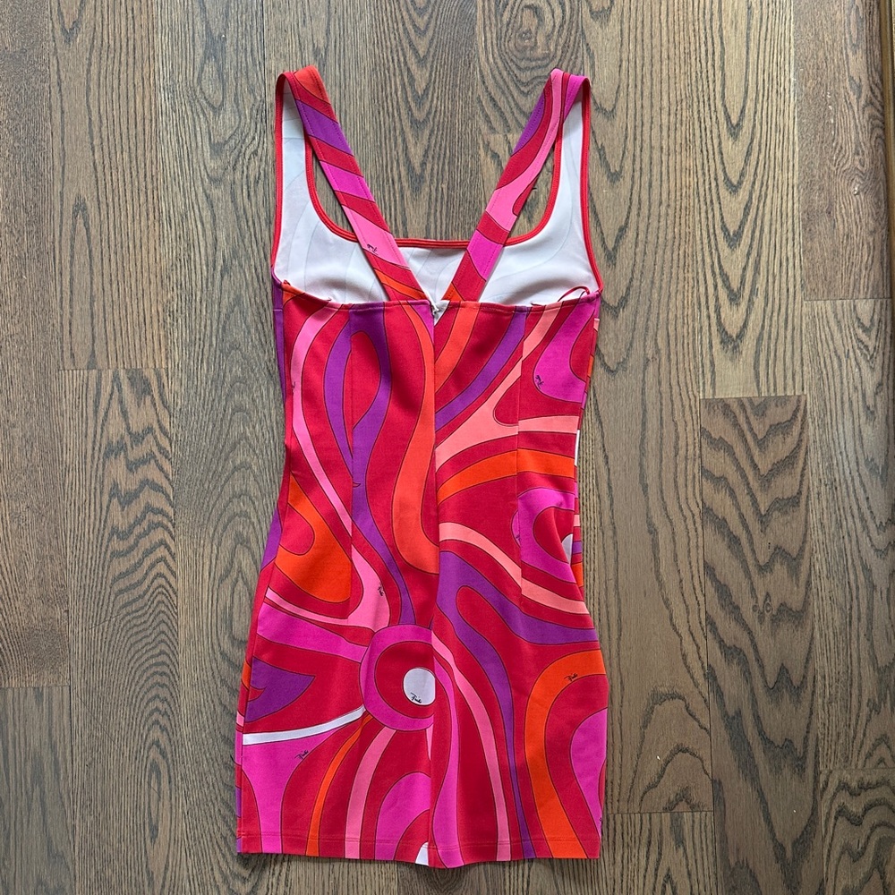Emilio Pucci Iride Print Minidress - Picture 3 of 8